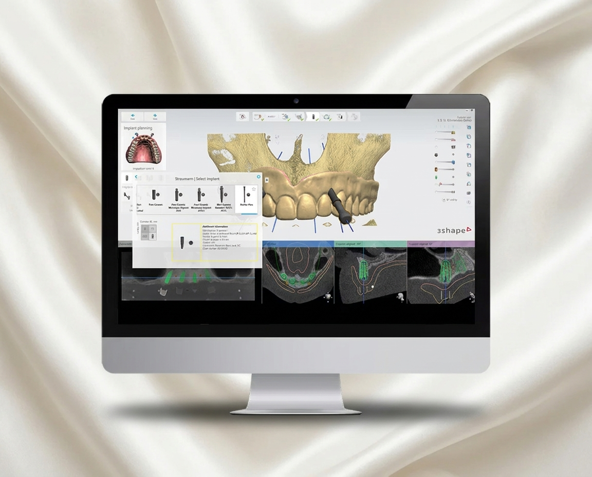 CAD-Software mit digitalem Modell und Praxis-App